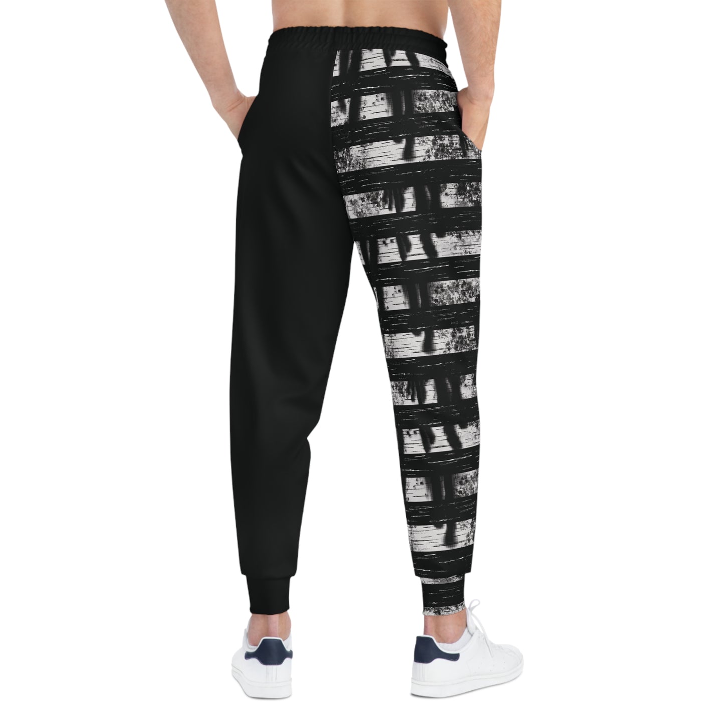 Grunge Stripes Athletic Joggers