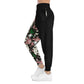 Yuletide Whispers Black Split Athletic Joggers