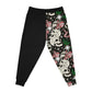 Yuletide Whispers Black Split Athletic Joggers