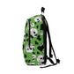 Green Scenecore Skullz Fabric Backpack