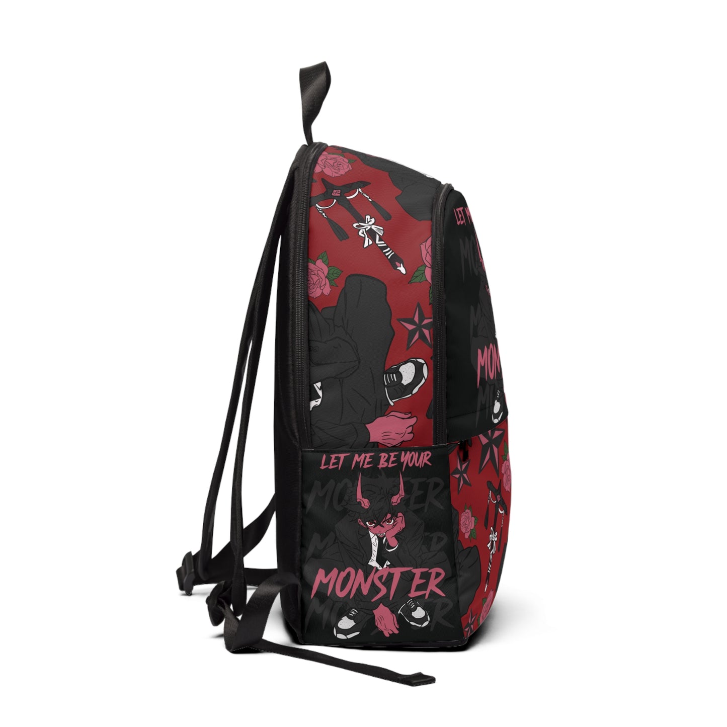 Let me Be Your Monster Fabric Backpack