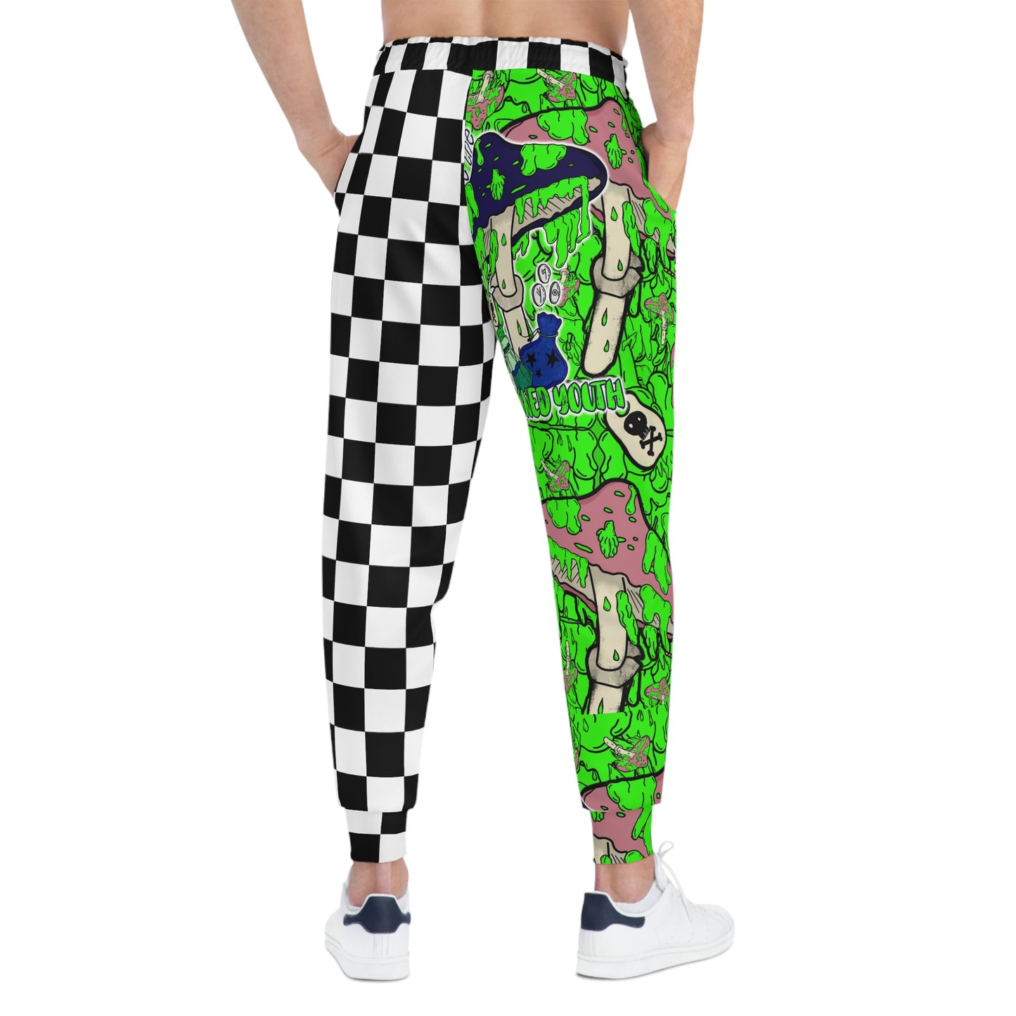 Poisioned Youth Split Checker Athletic Joggers