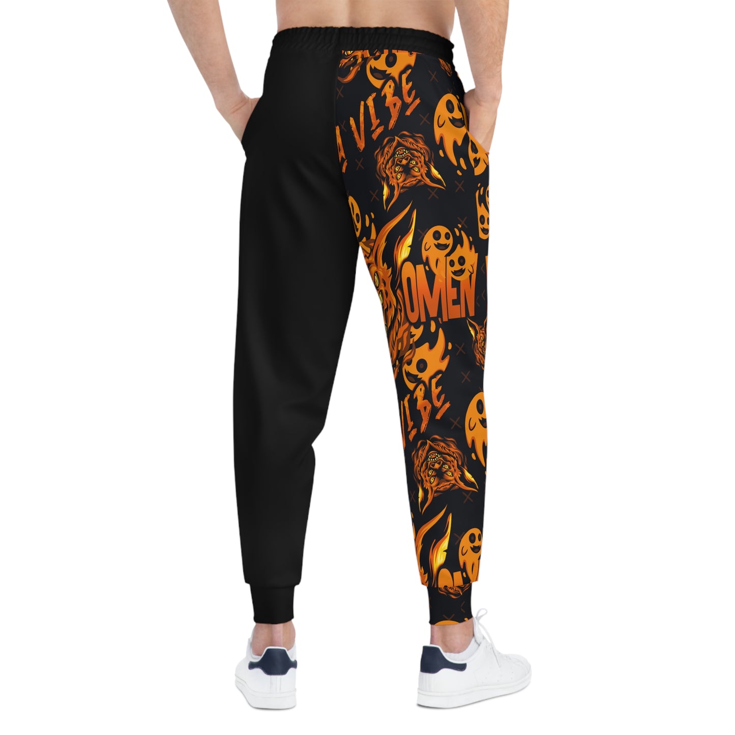 Bad Omen Orange Split Athletic Joggers