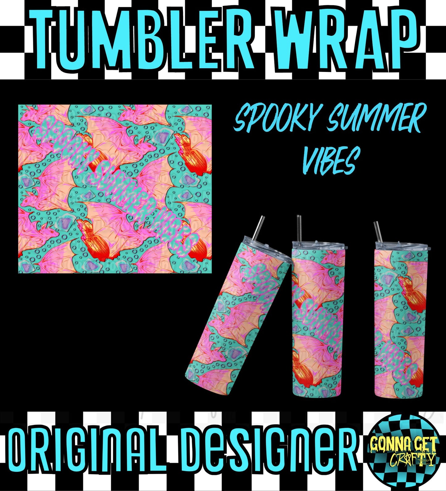 Batty Tumbler Wrap Bundle