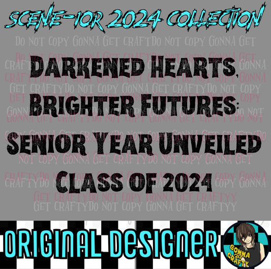 Darkened Hearts, Brighter Futures: Senior Year Unveiled SCENE-IOR 2024 Collection