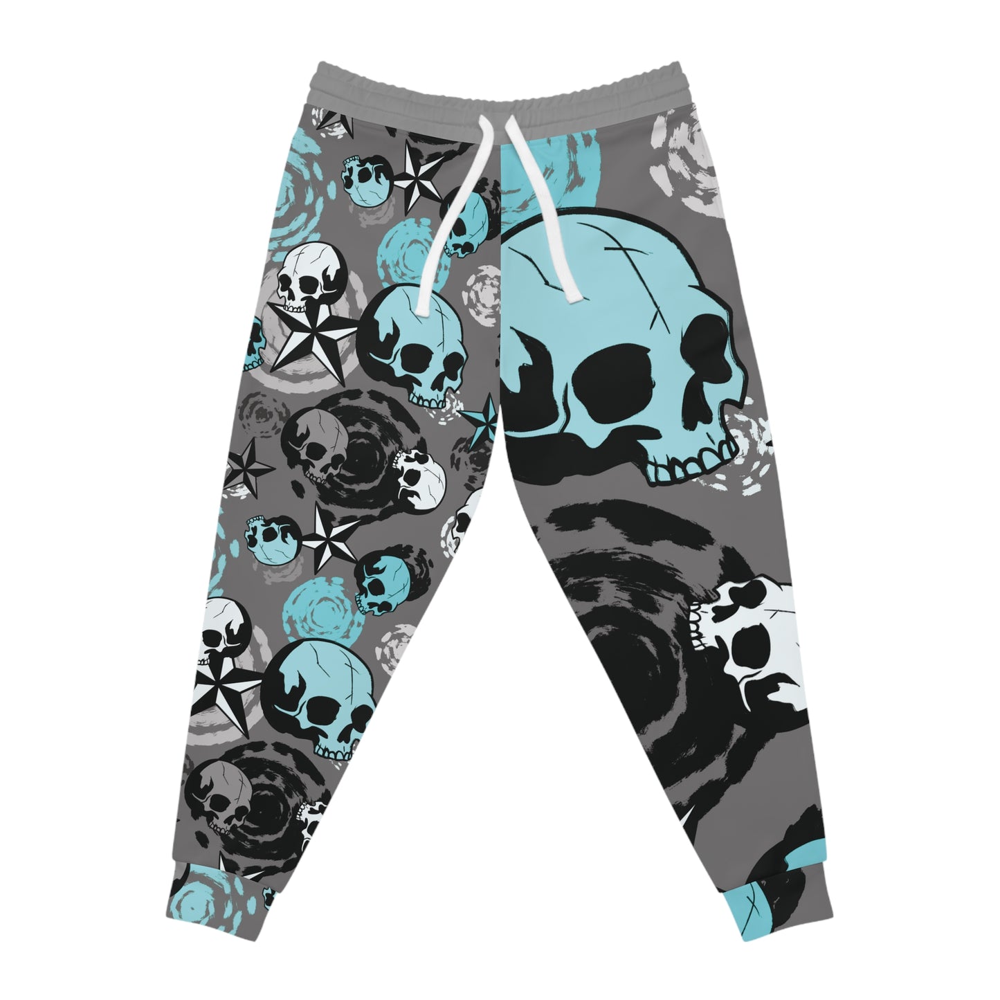 Elder Emo Athletic Joggers Cyan Grey