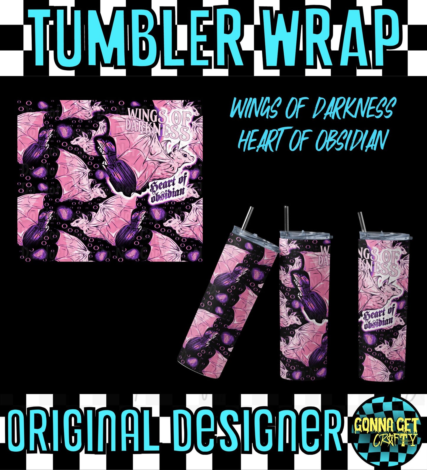 Batty Tumbler Wrap Bundle