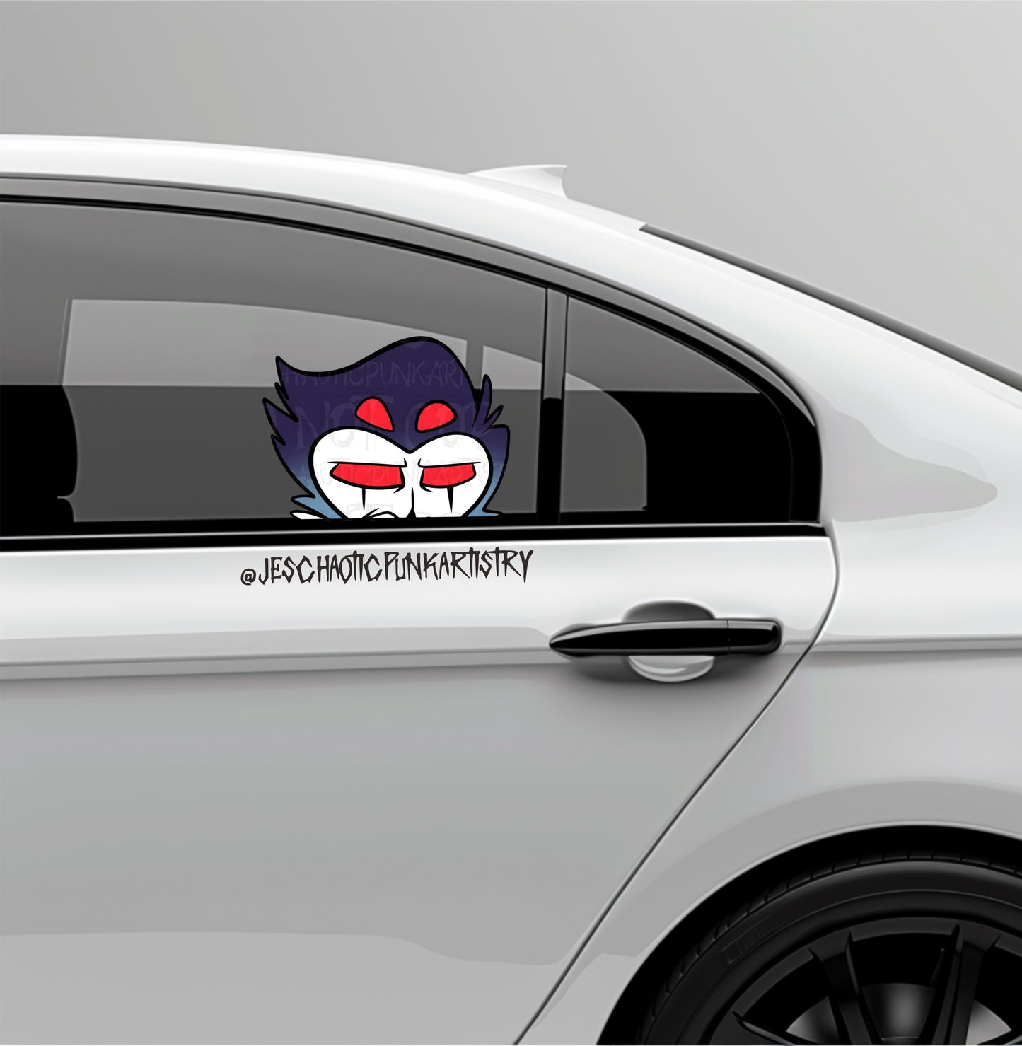 Characters From Hell Car Decal