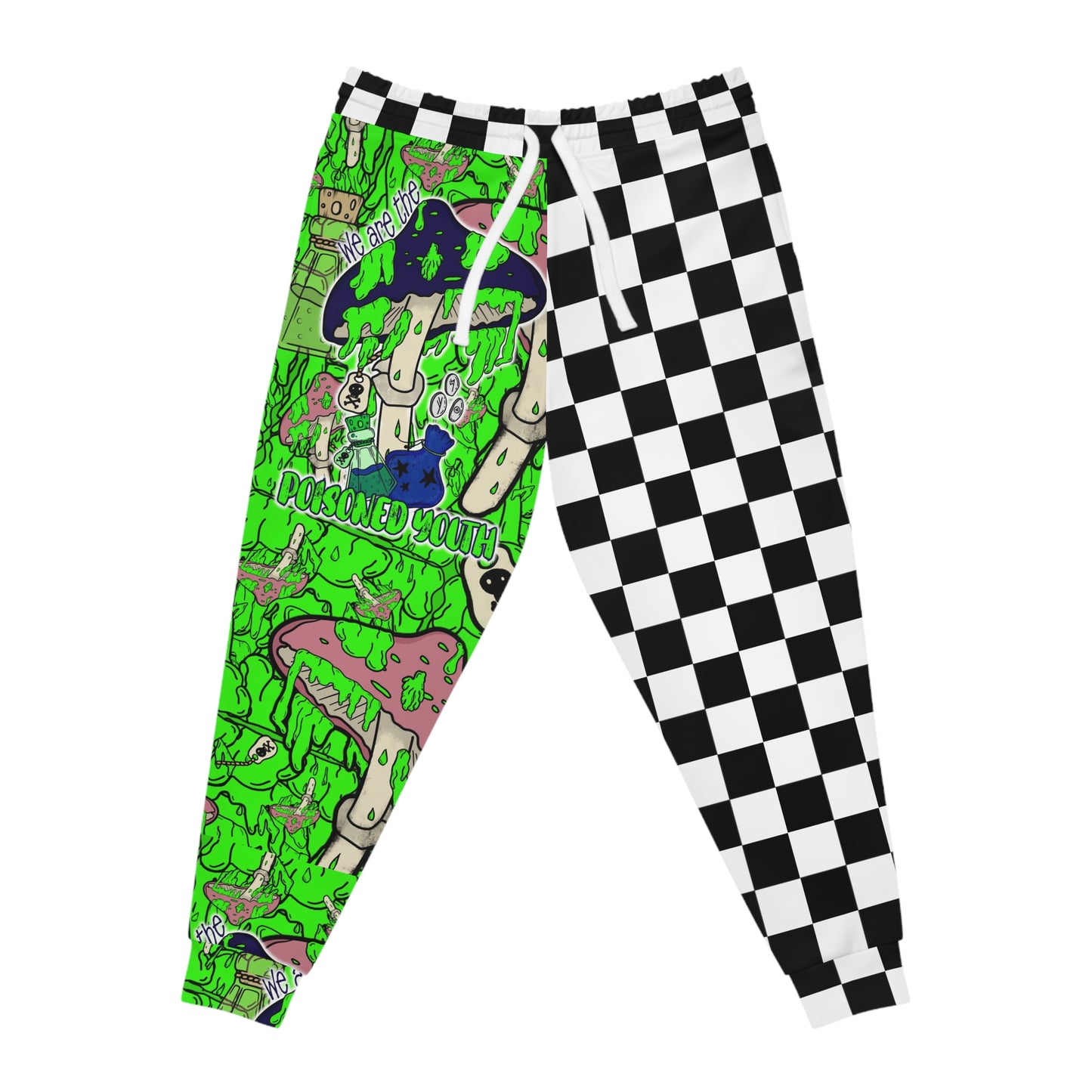 Poisioned Youth Split Checker Athletic Joggers