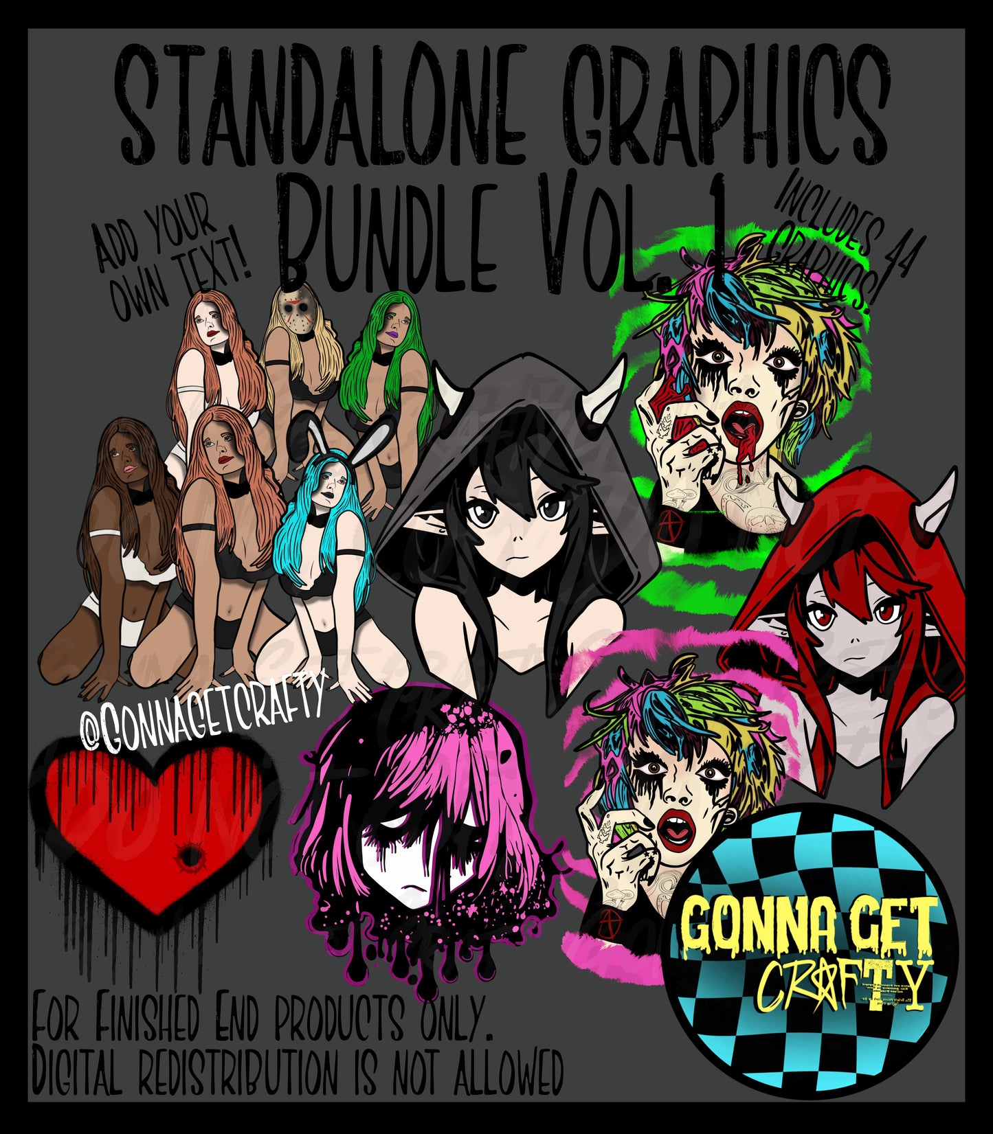 Standalone Graphics Vol. 1 (44 Graphics total)