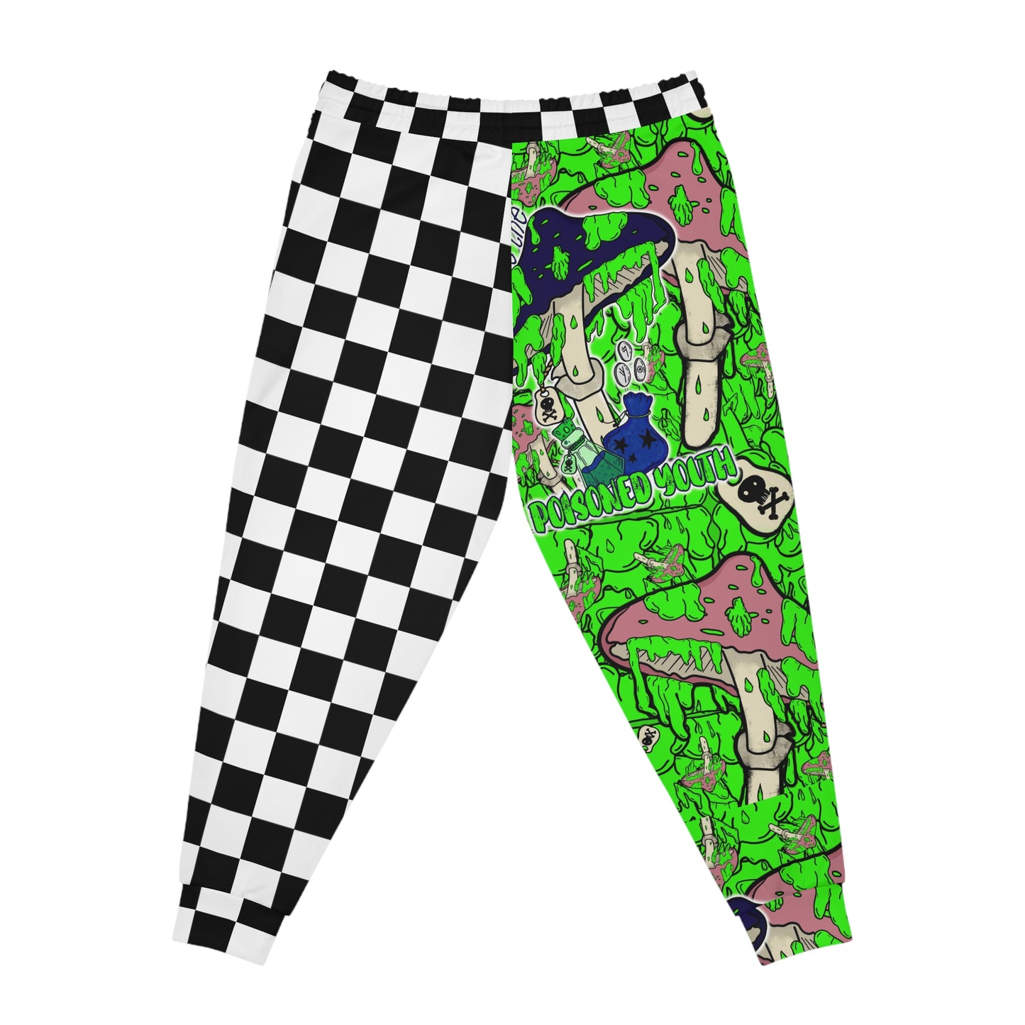 Poisioned Youth Split Checker Athletic Joggers