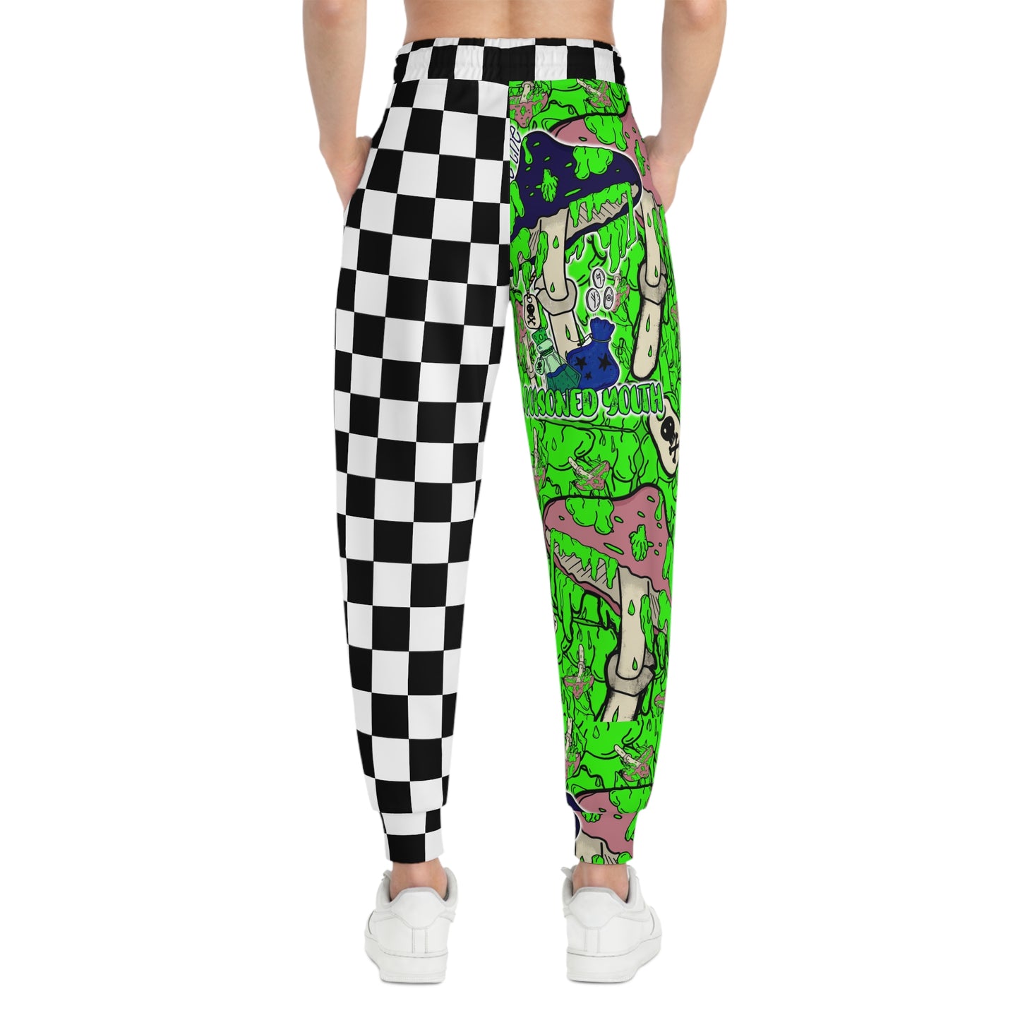 Poisioned Youth Split Checker Athletic Joggers