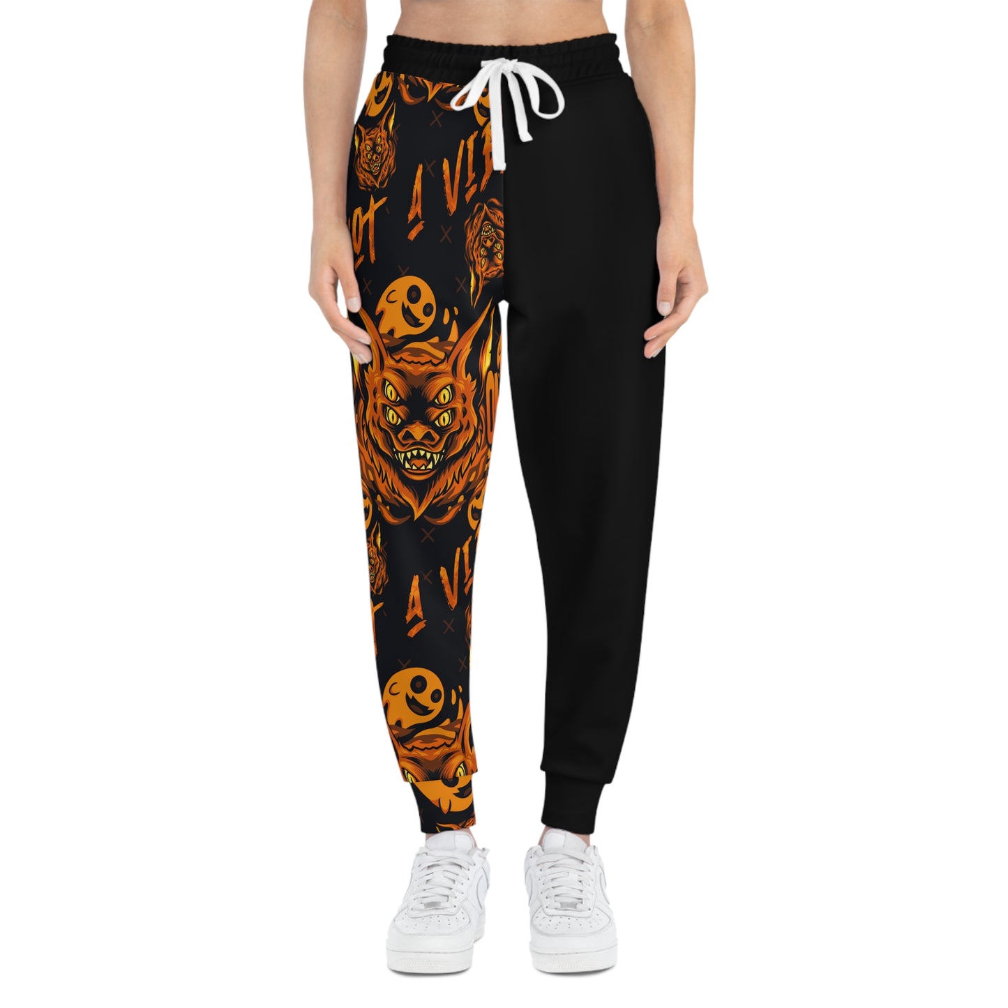 Bad Omen Orange Split Athletic Joggers