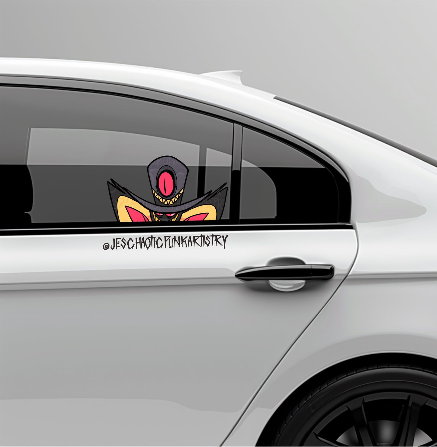 Characters From Hell Car Decal