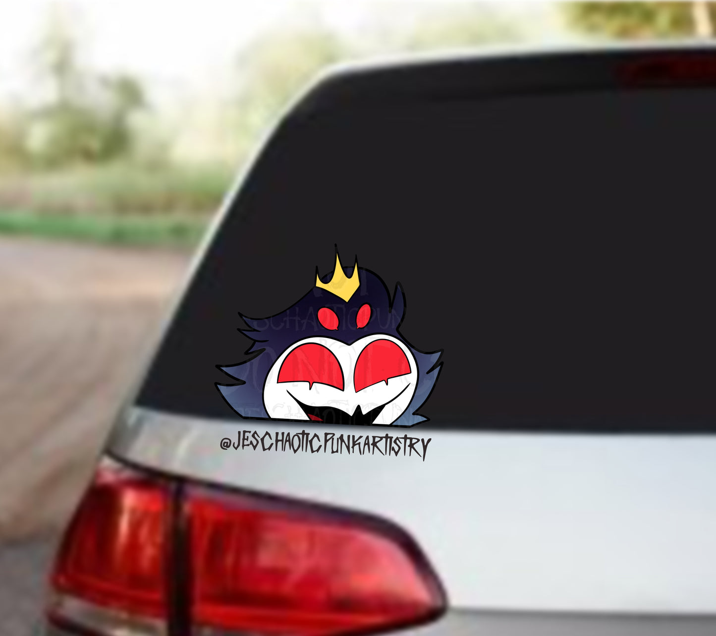 Characters From Hell Car Decal