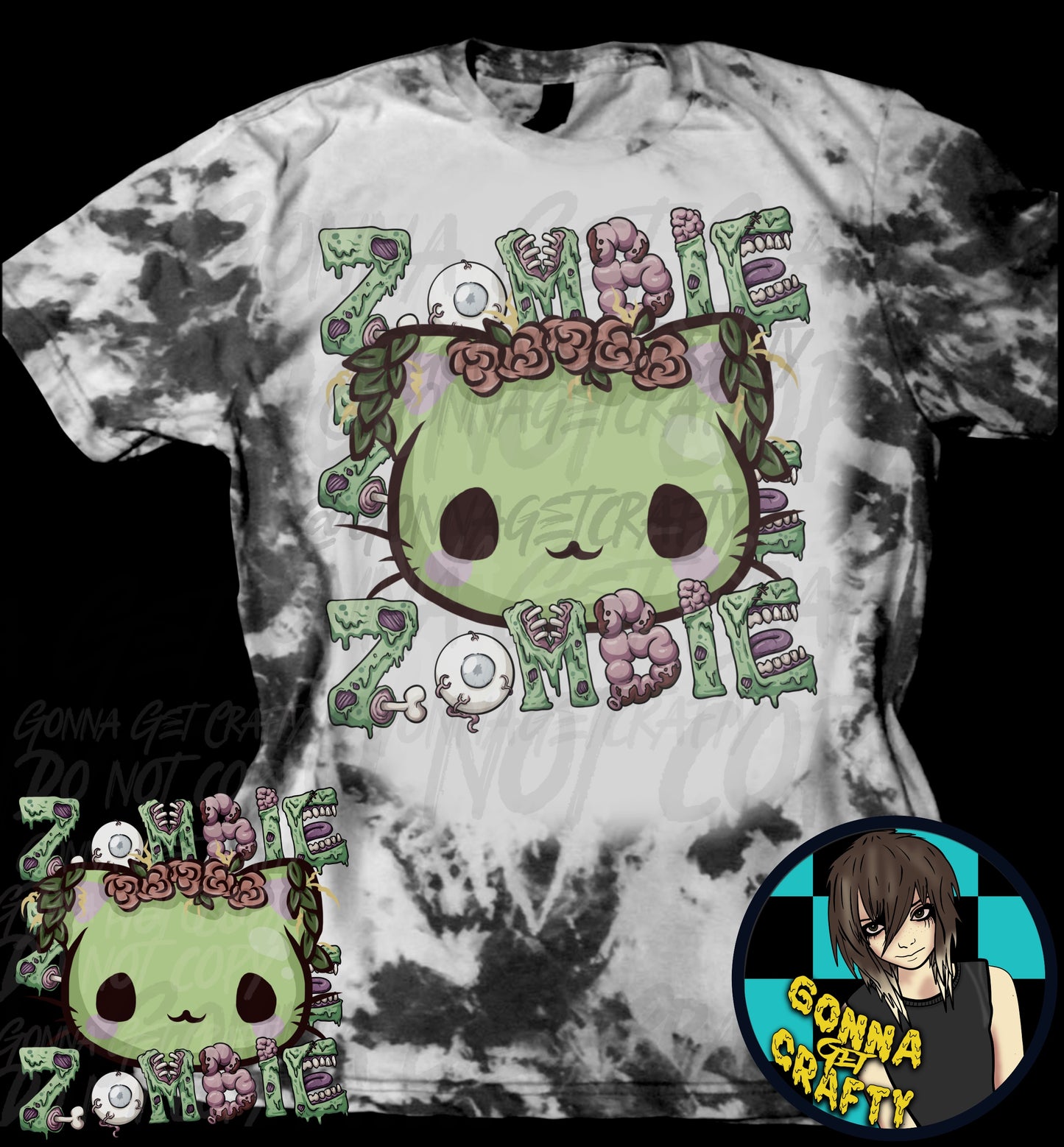 Zombie Kitty Tee