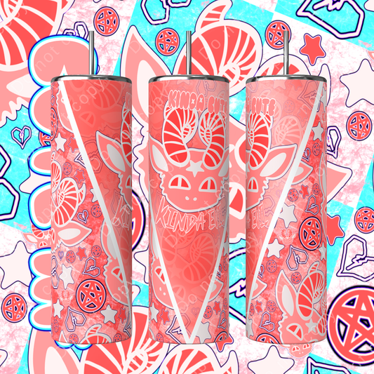 Kinda Cute Kinda Evil Baphi Tumbler Wrap