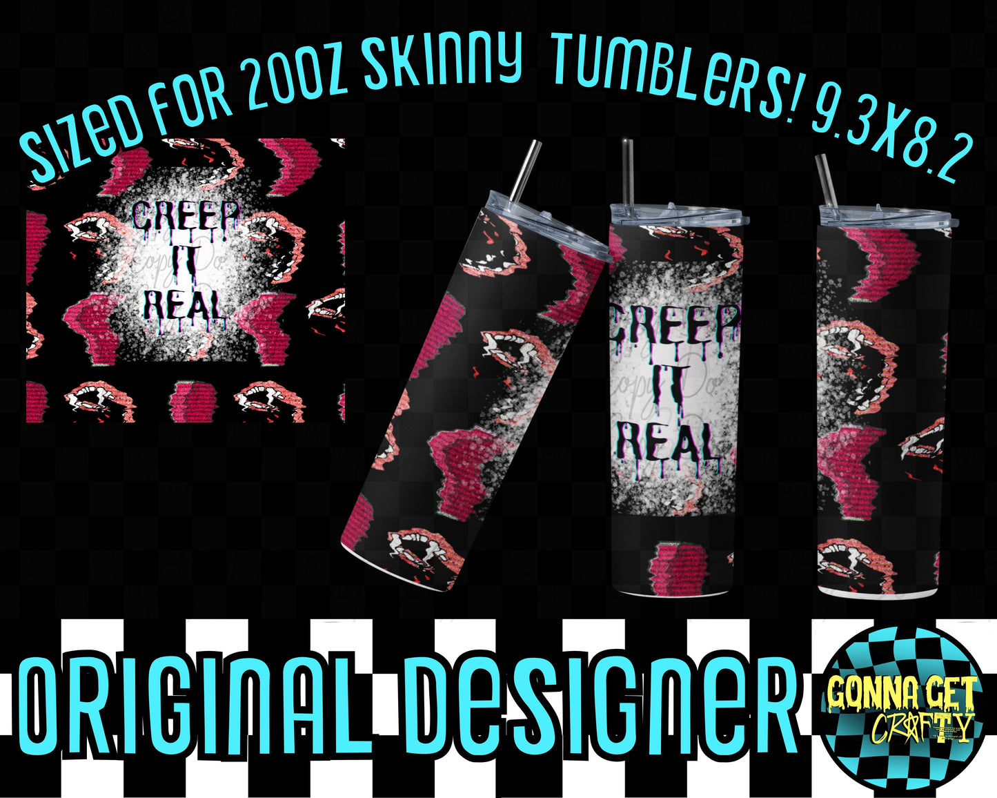 Tumbler Wrap BUNDLE! Halloween Drop by Gonna Get Crafty