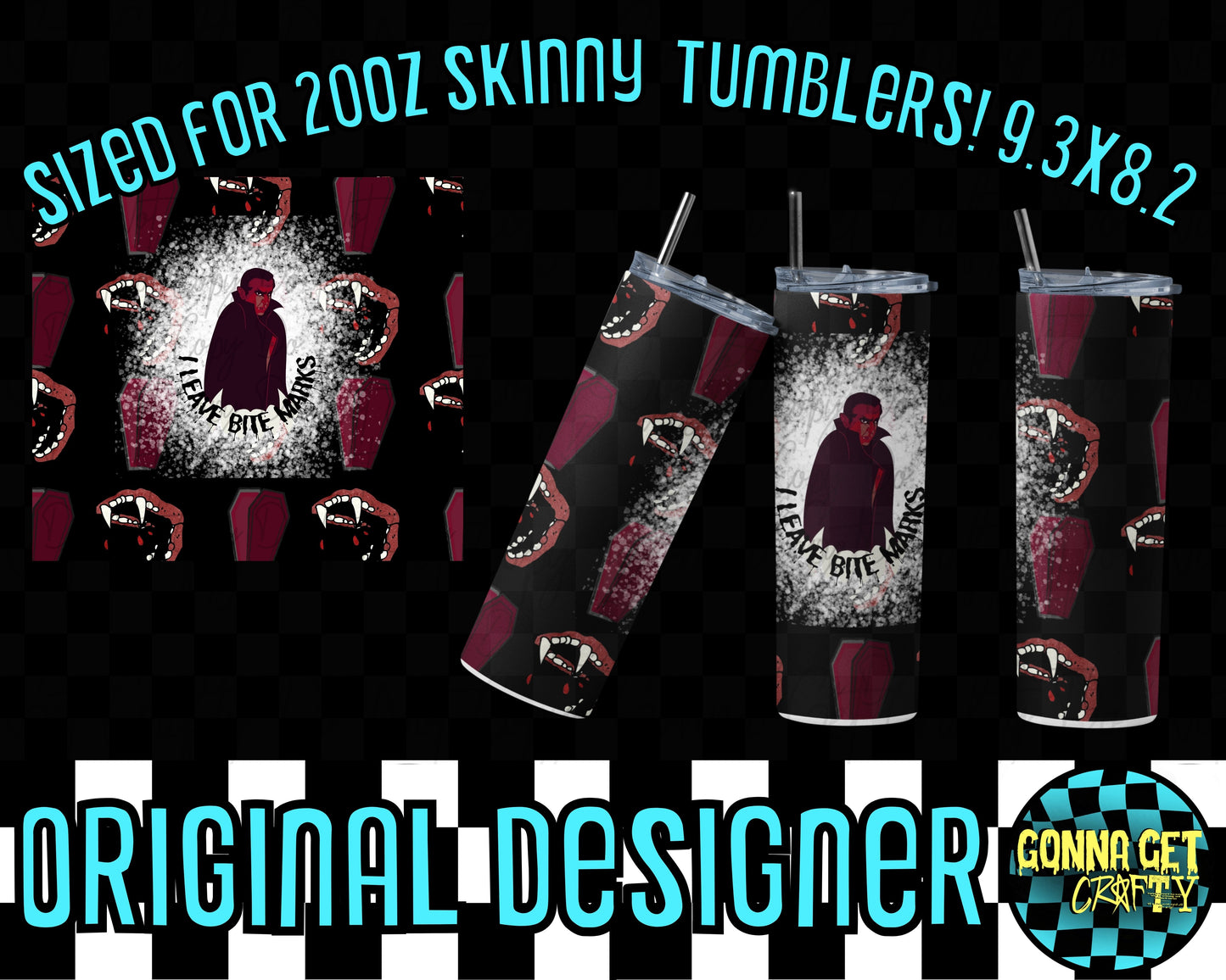 Tumbler Wrap BUNDLE! Halloween Drop by Gonna Get Crafty