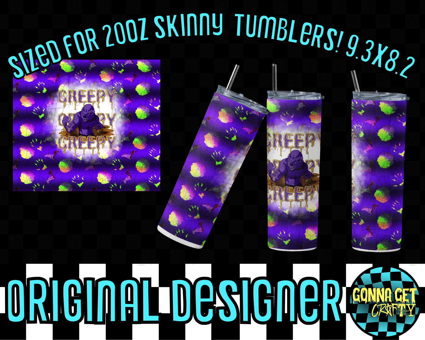 Tumbler Wrap BUNDLE! Halloween Drop by Gonna Get Crafty