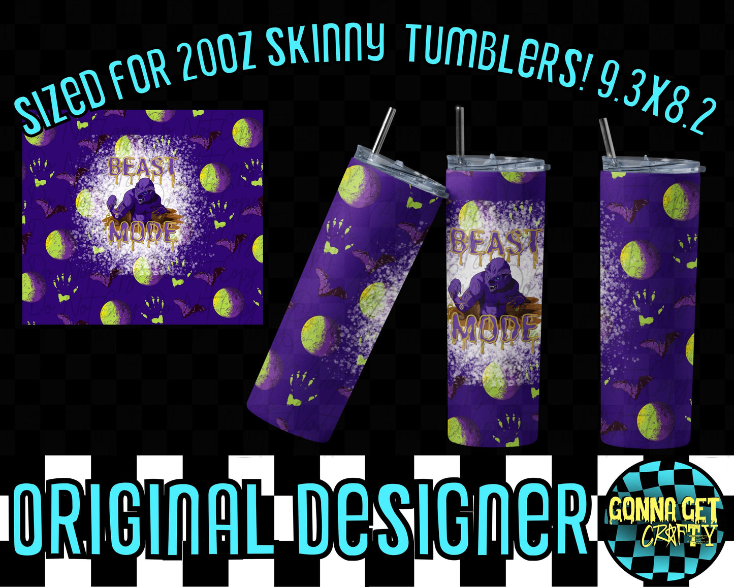 Tumbler Wrap BUNDLE! Halloween Drop by Gonna Get Crafty