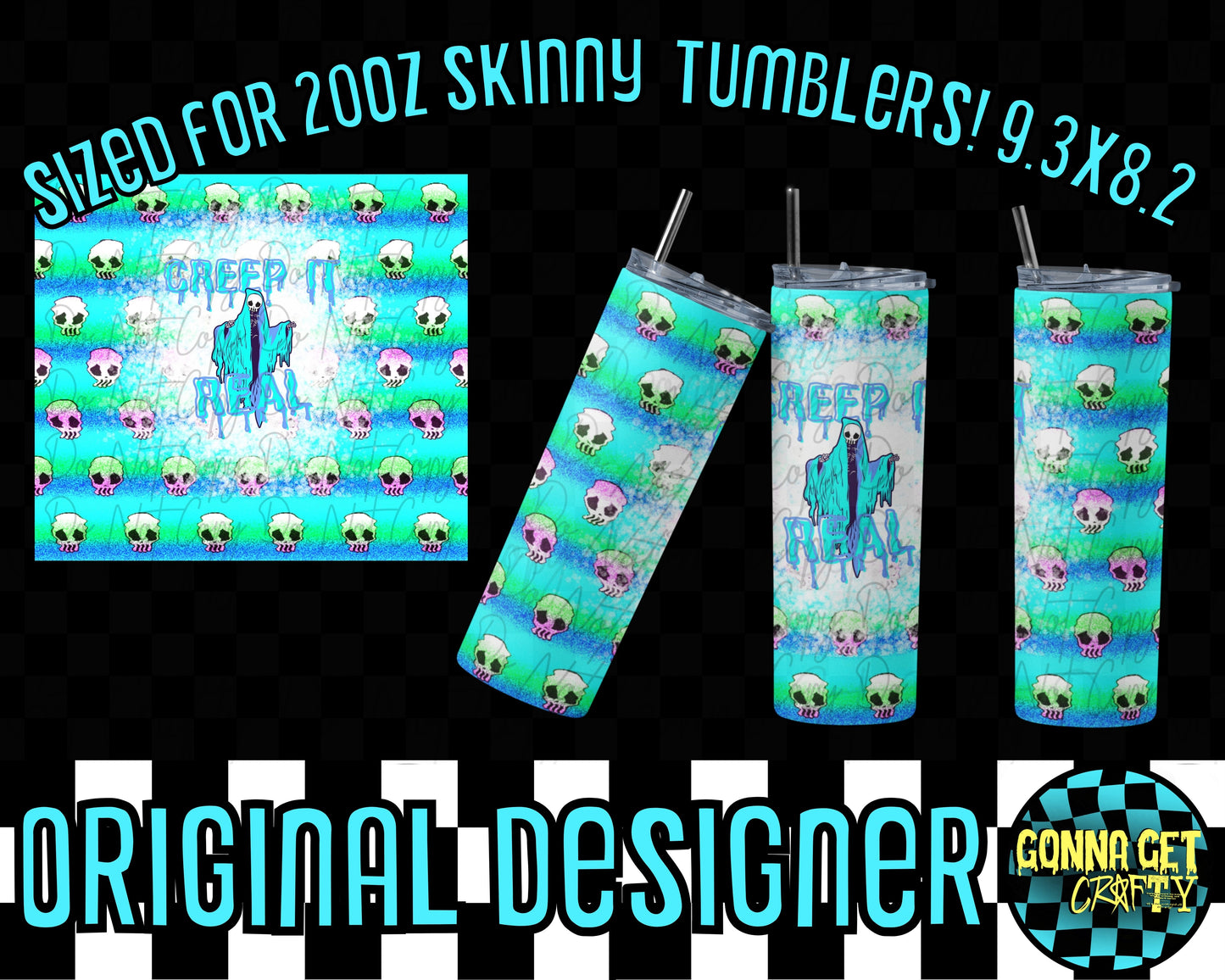 Tumbler Wrap BUNDLE! Halloween Drop by Gonna Get Crafty