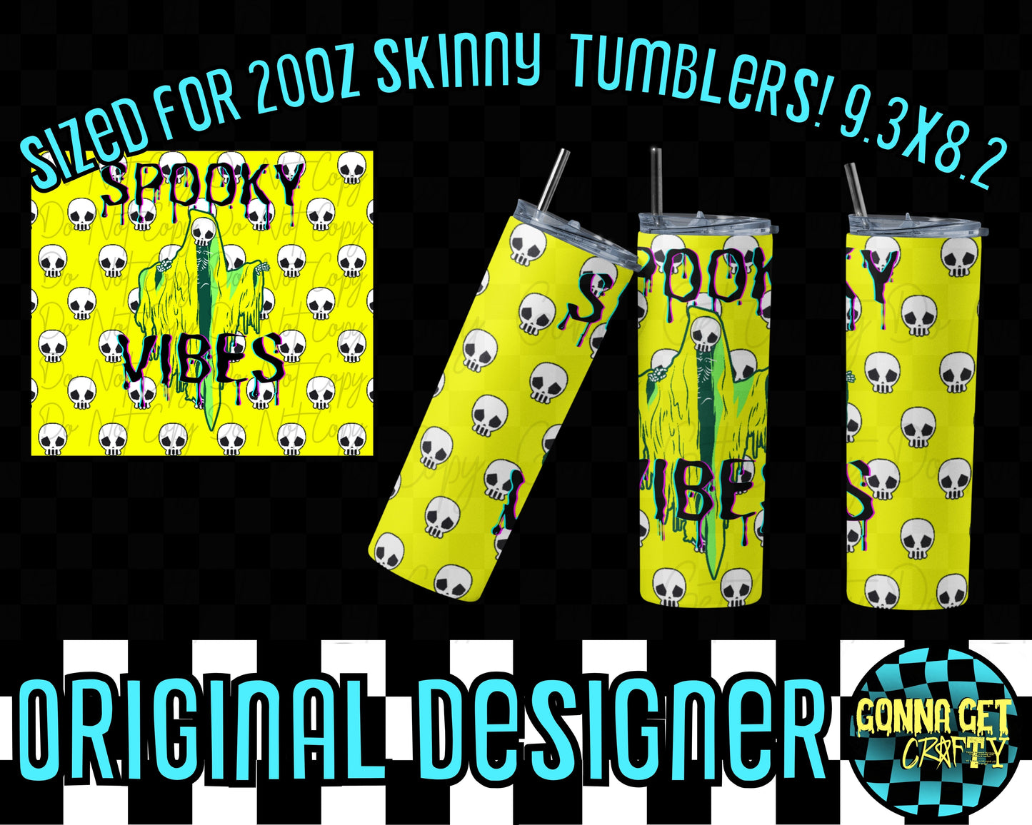 Tumbler Wrap BUNDLE! Halloween Drop by Gonna Get Crafty