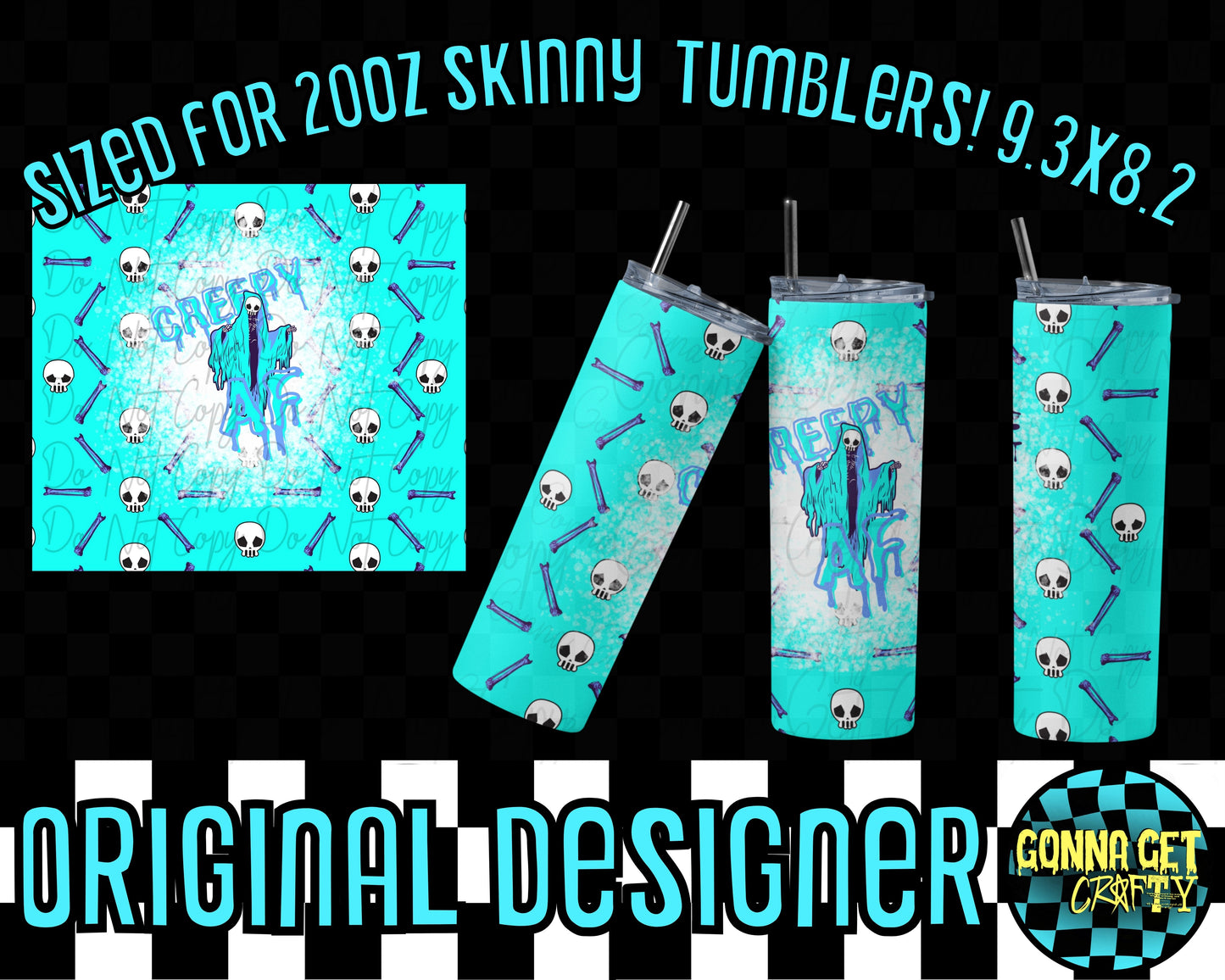 Tumbler Wrap BUNDLE! Halloween Drop by Gonna Get Crafty