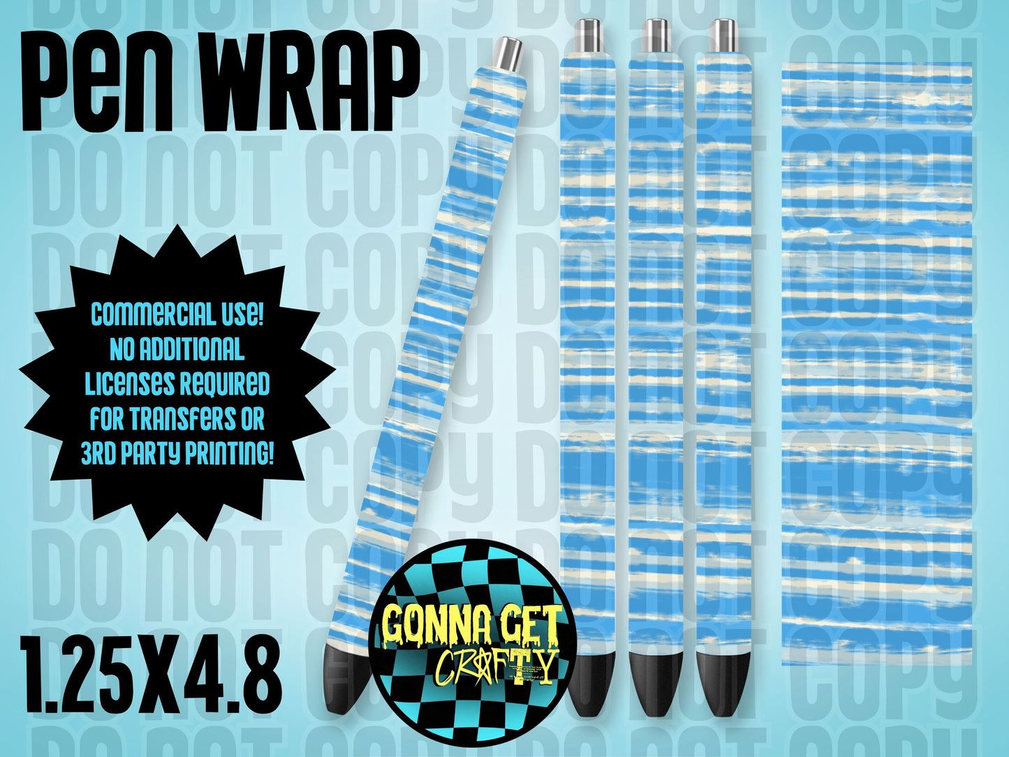 Sketch Stripes Pen Wrap