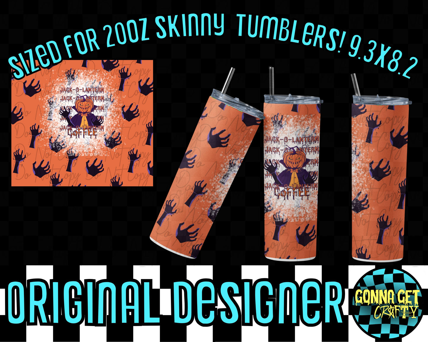 Tumbler Wrap BUNDLE! Halloween Drop by Gonna Get Crafty