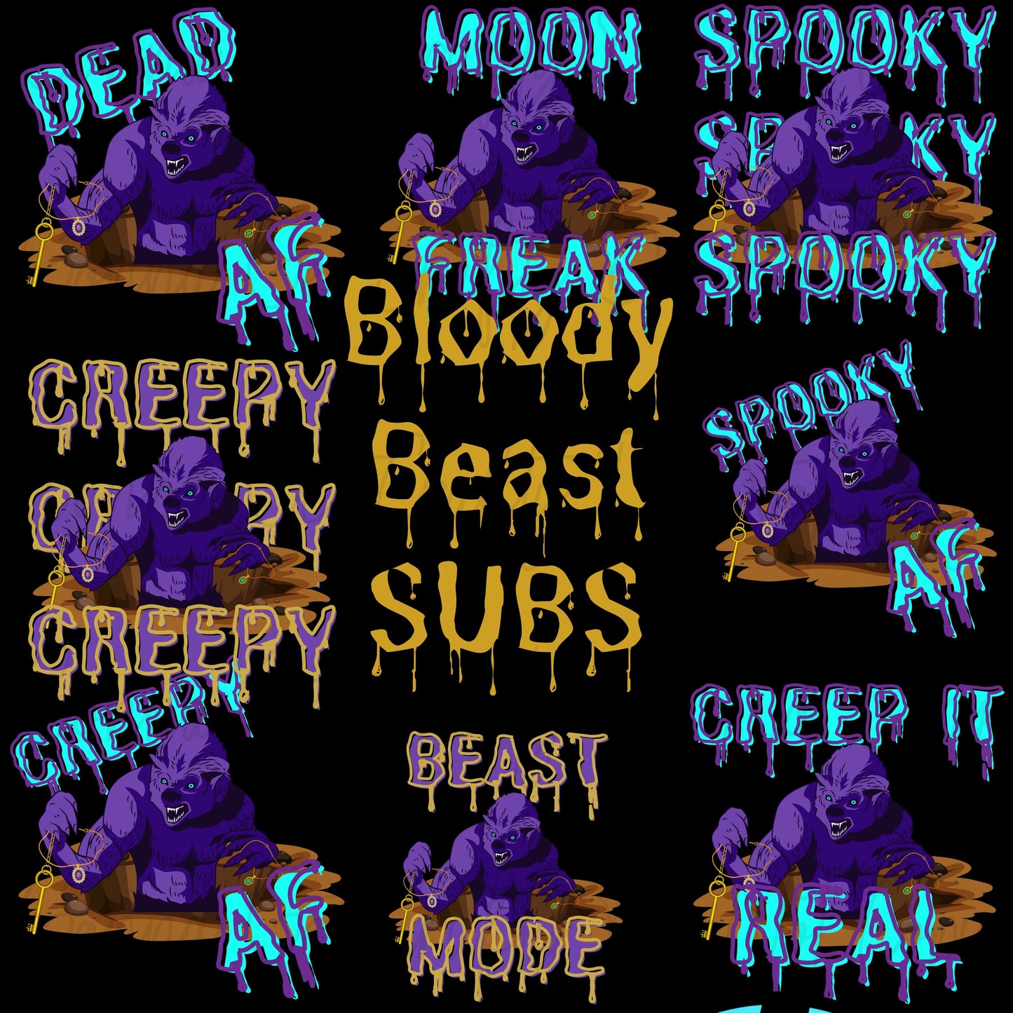 Subs BUNDLE! Halloween Drop by Gonna Get Crafty