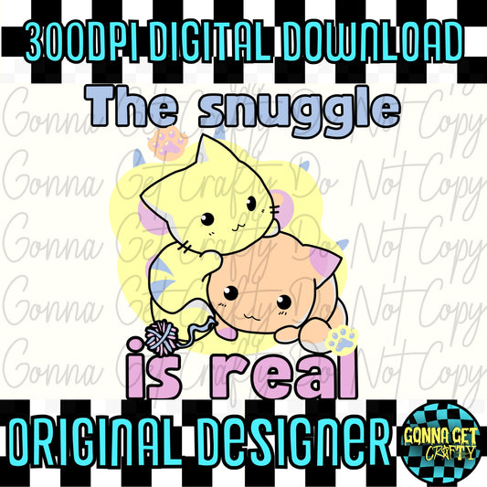 The Snuggle is Real Kittii's PNG