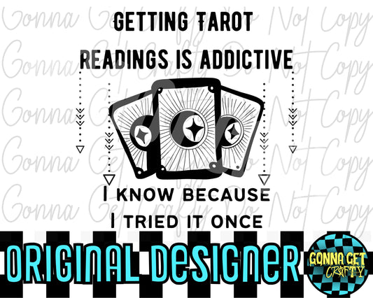 Getting Tarot Readings is Addictive PNG