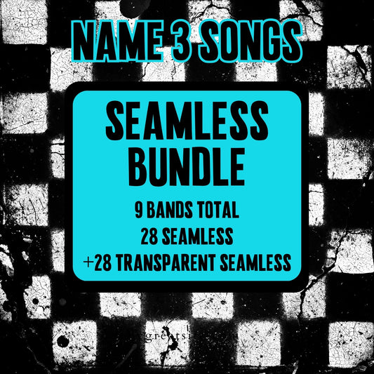 Name 3 Songs Seamless Bundle