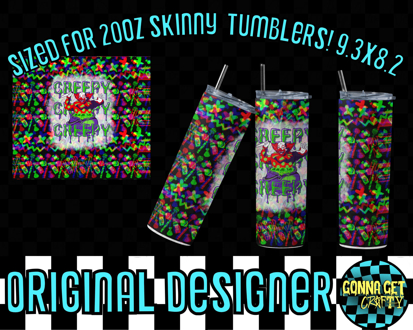 Tumbler Wrap BUNDLE! Halloween Drop by Gonna Get Crafty