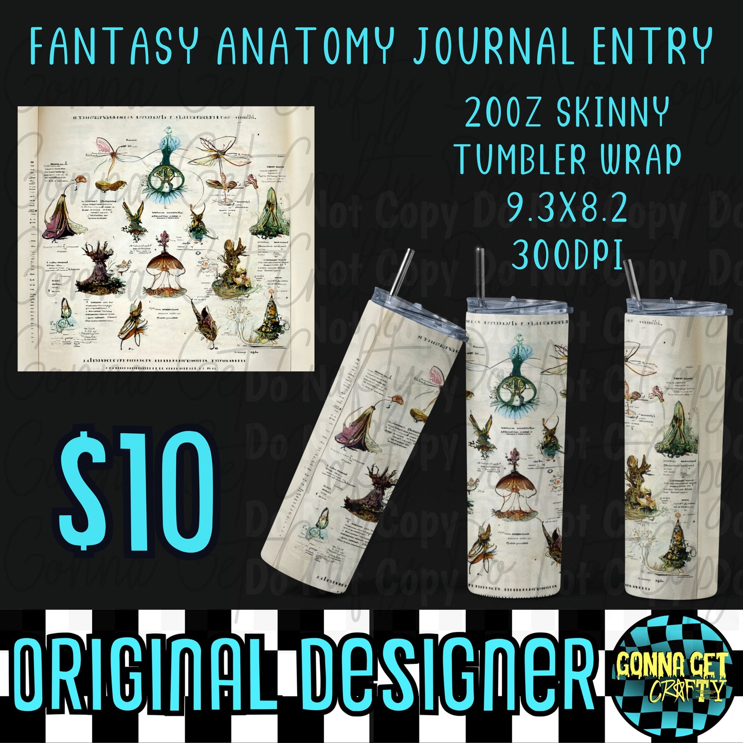 Mega Bundle Fantasy Diagram's Drop by Gonna Get Crafty