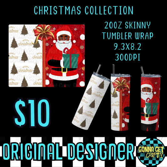 Wrapped Up Christmas Collection 20oz Tumbler Wrap PNG