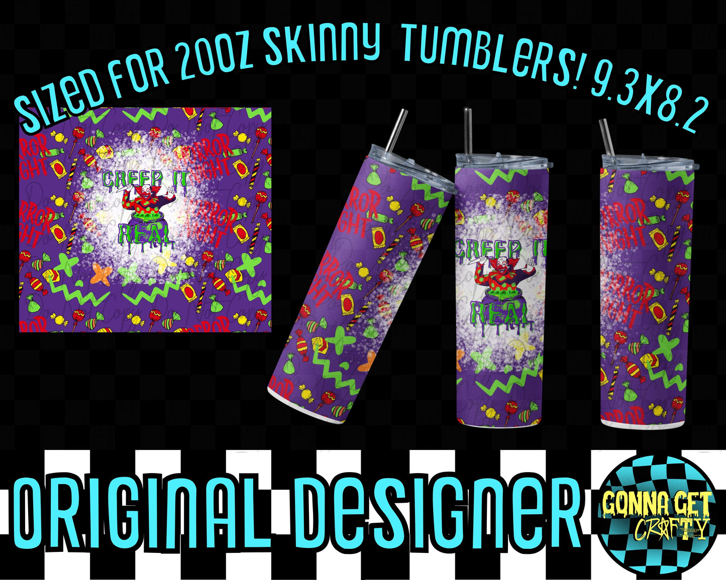 Tumbler Wrap BUNDLE! Halloween Drop by Gonna Get Crafty