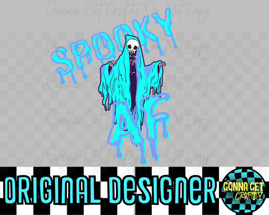 SPOOKY AF-Reaper-Halloween Drop by Gonna Get Crafty