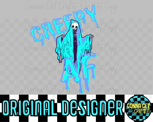 CREEPY AF-Reaper-Halloween Drop by Gonna Get Crafty