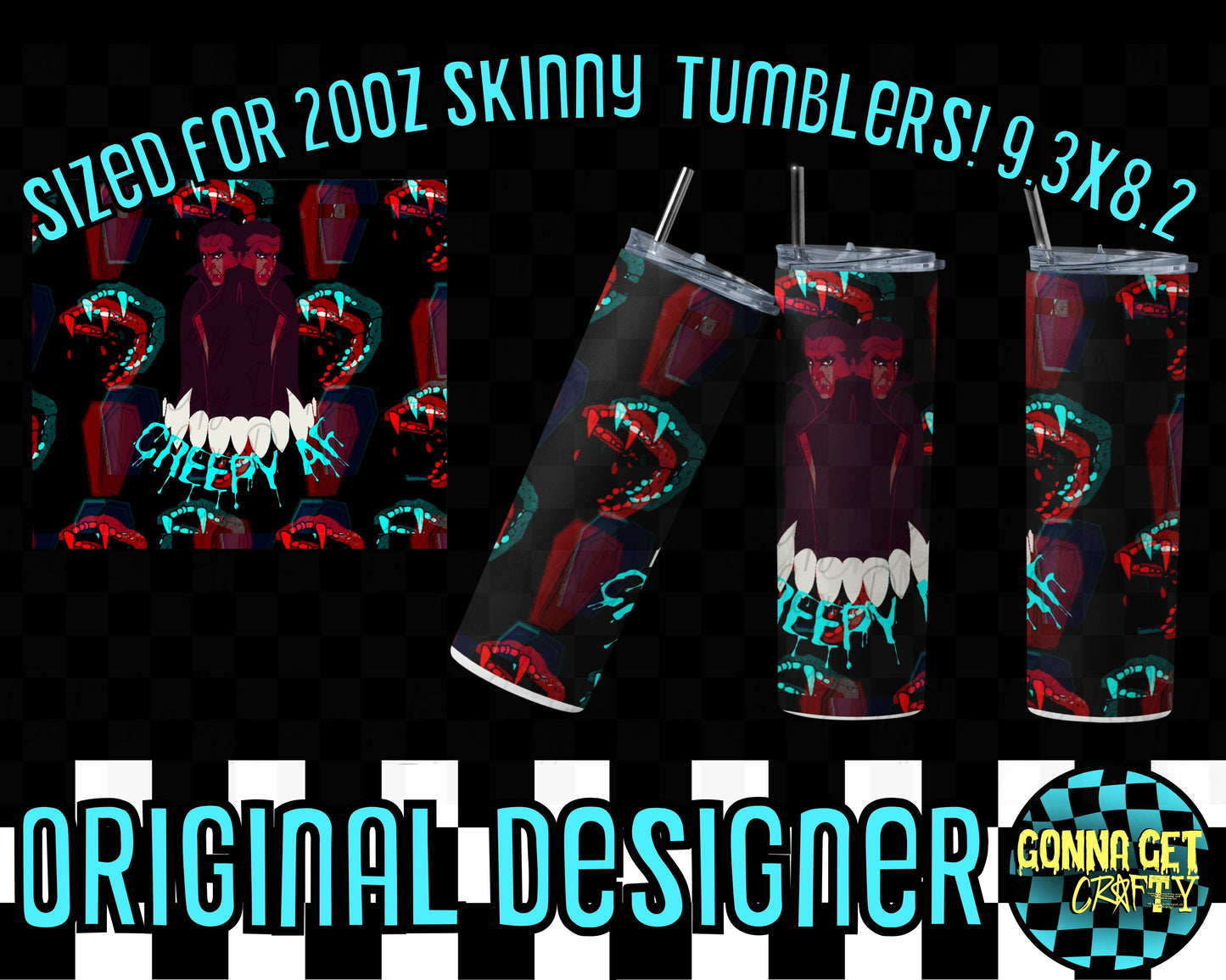 Tumbler Wrap BUNDLE! Halloween Drop by Gonna Get Crafty