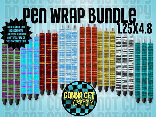 Stripes Pen Wrap Bundle