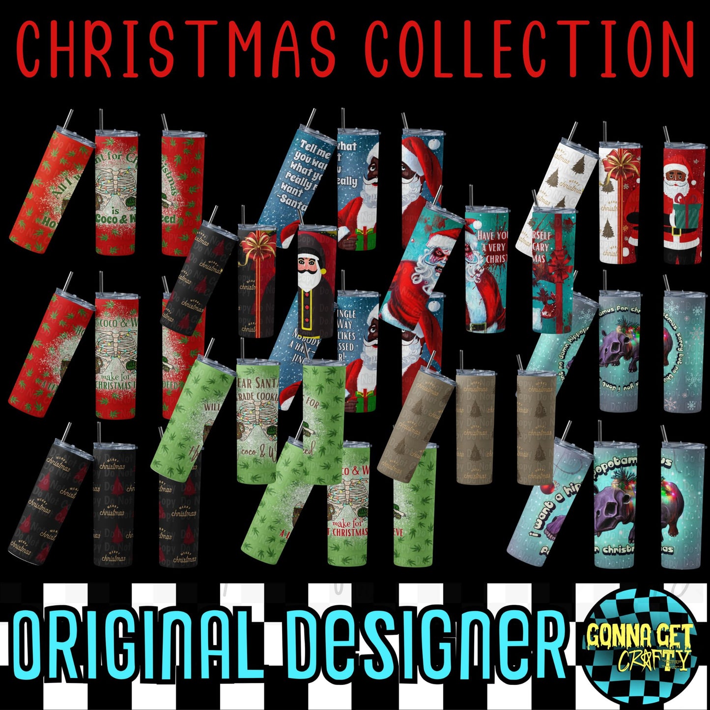 Christmas Tumbler Bundle by Gonna Get Crafty