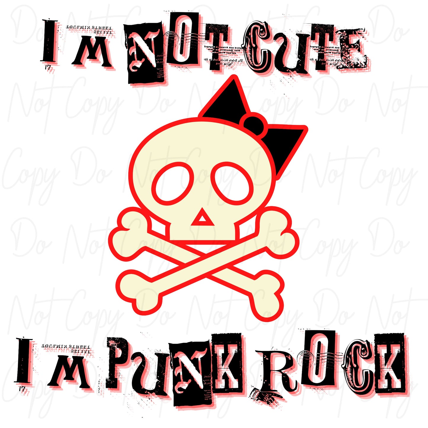 Not Cute, Punk Rock with bow