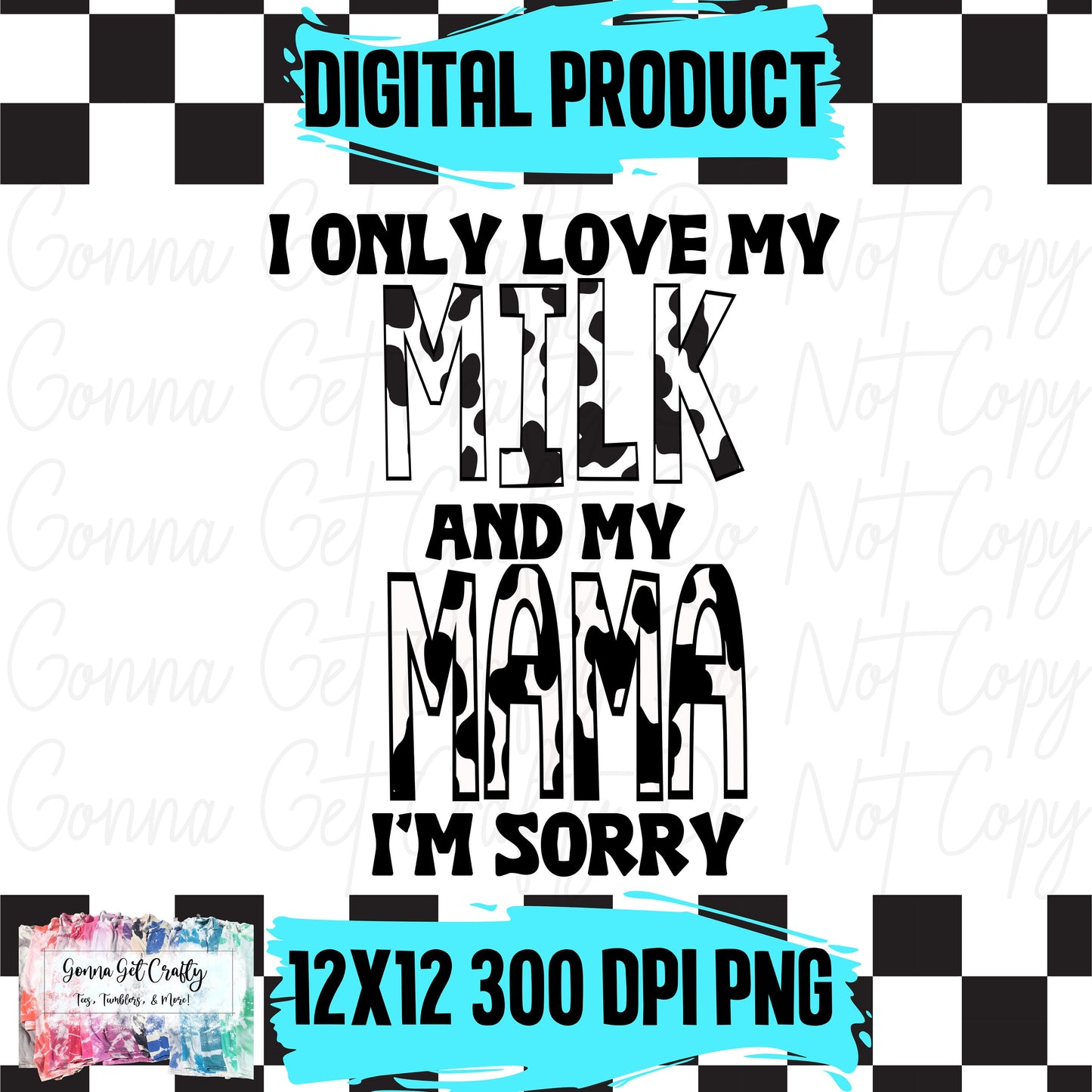 Milk and my mama PNG