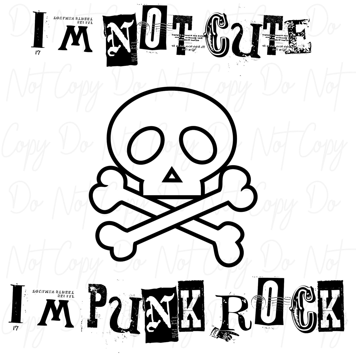 Not Cute, Punk Rock PNG