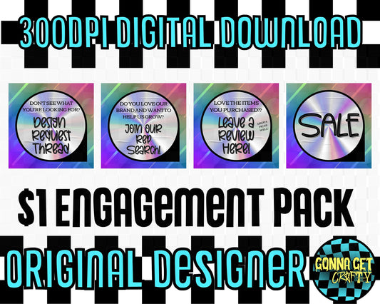 1 dollar engagement pack! 4 JPG files included.