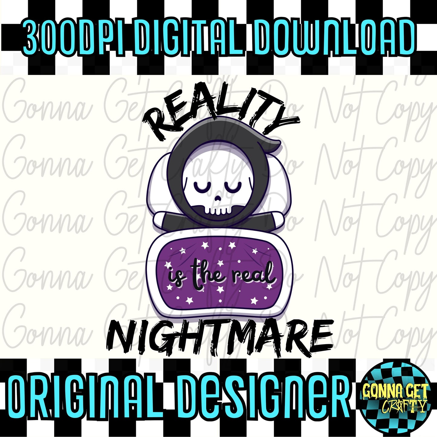 Reality is the Real Nightmare PNG